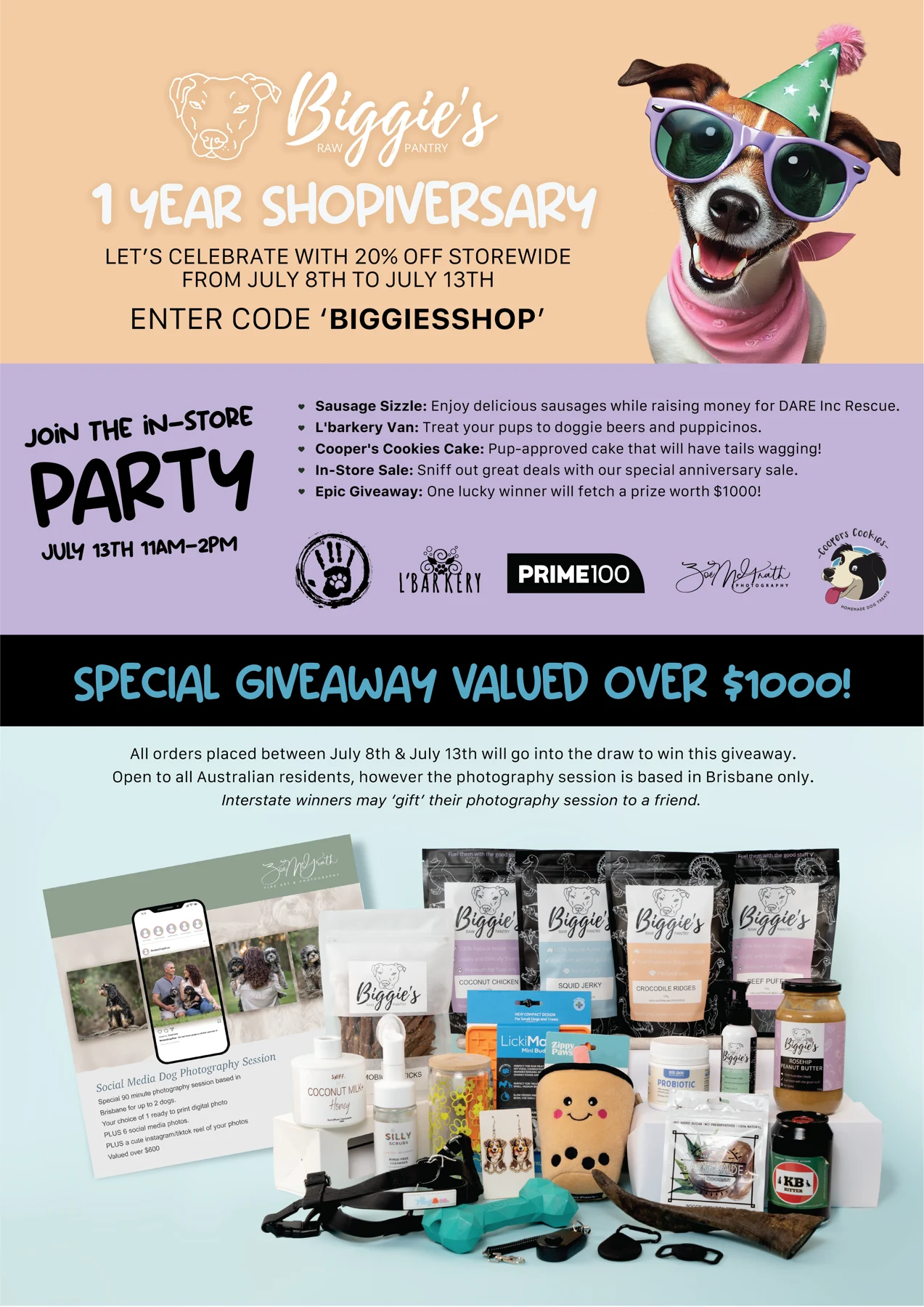 The matching anniversary event promotion.