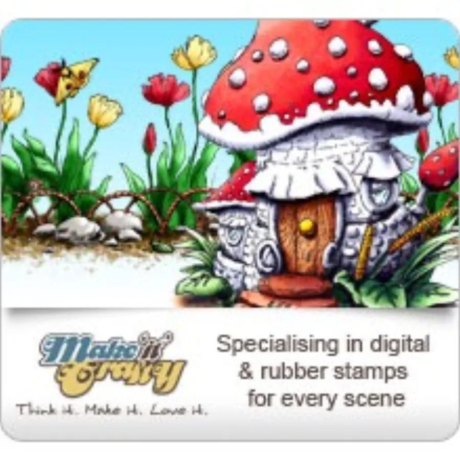 A garden themed blog badge.
