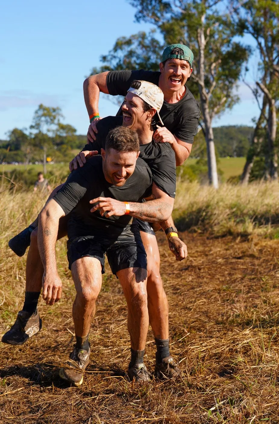 Teamwork at Tough Mudder.