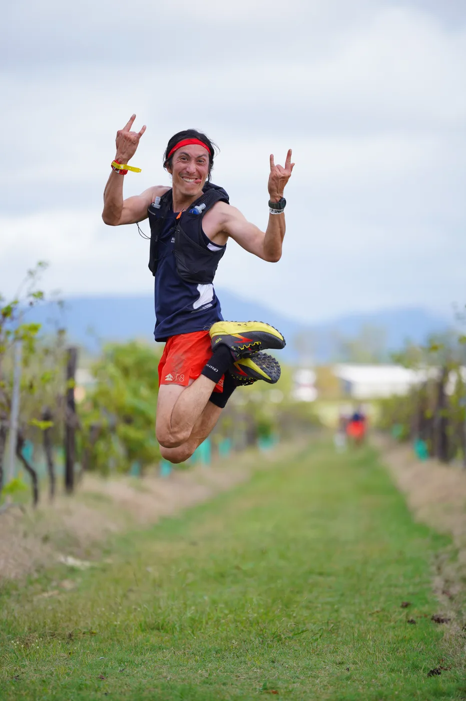 Another vineyard jump.
