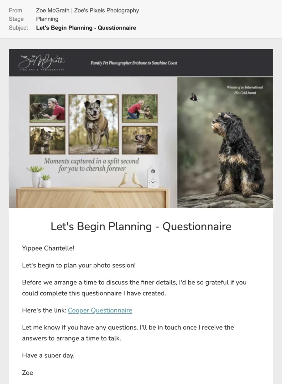 Let’s Begin Planning