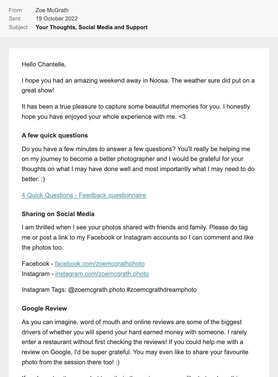 Your Thoughts, Social Media and Support