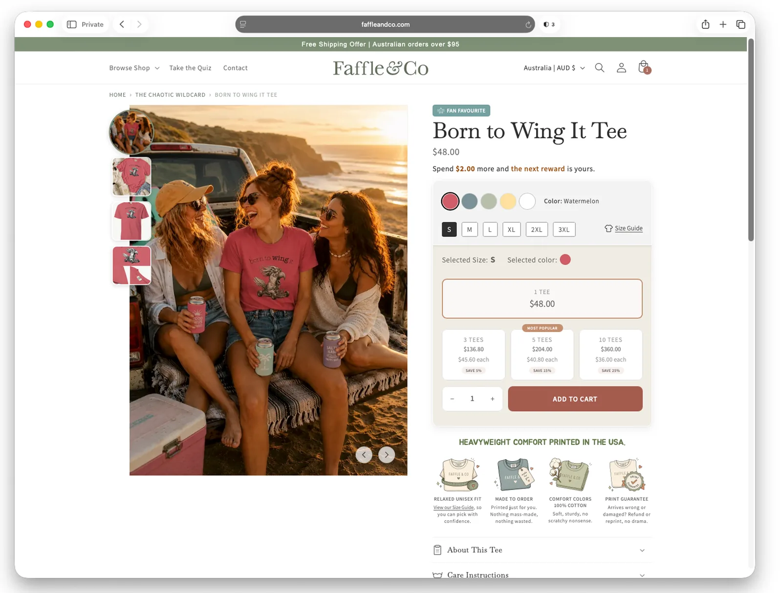 Pack pricing shown on a retail product page.