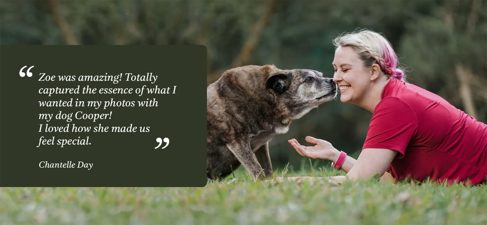 Testimonial from Chantelle