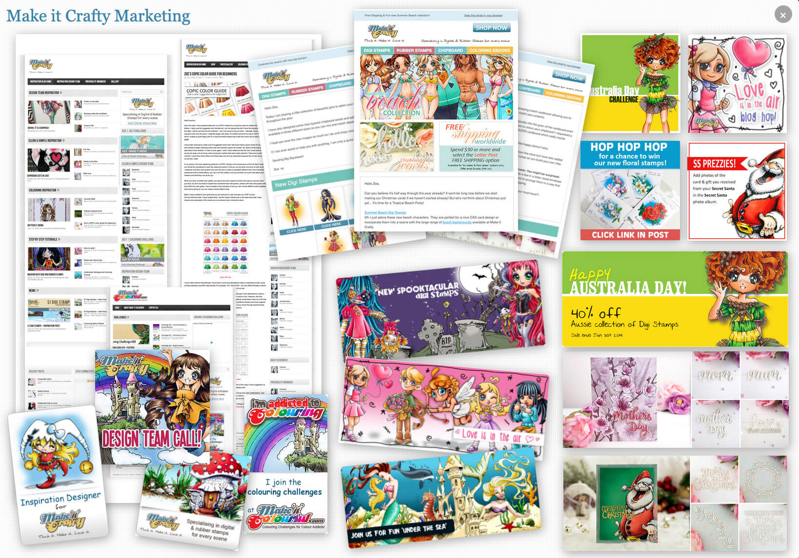 Make it Crafty mood boards